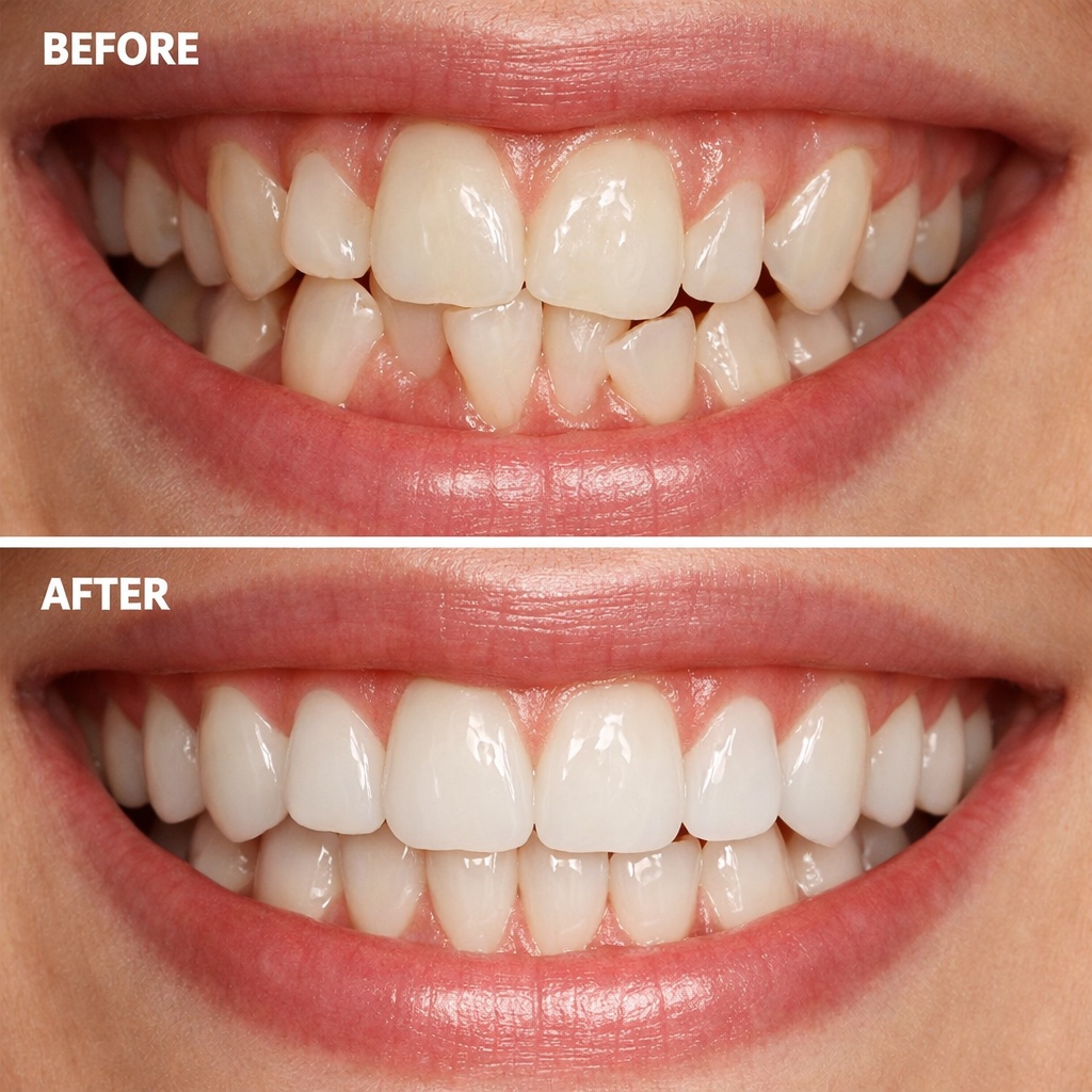 Invisalign before and after results North Hollywood Toluca Lake